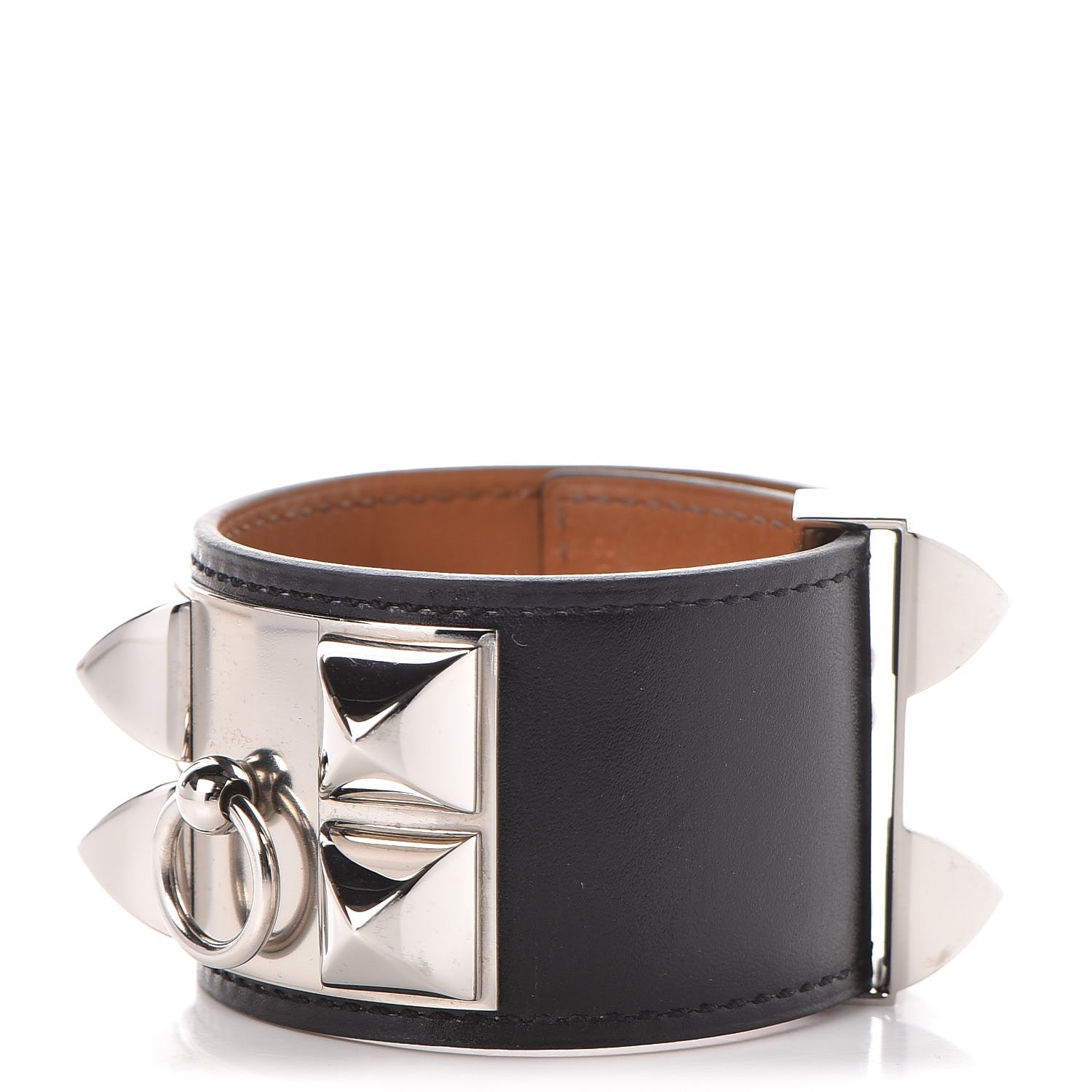 Hermes Box Collier de Chien CDC Bracelet S Black 1 of 8