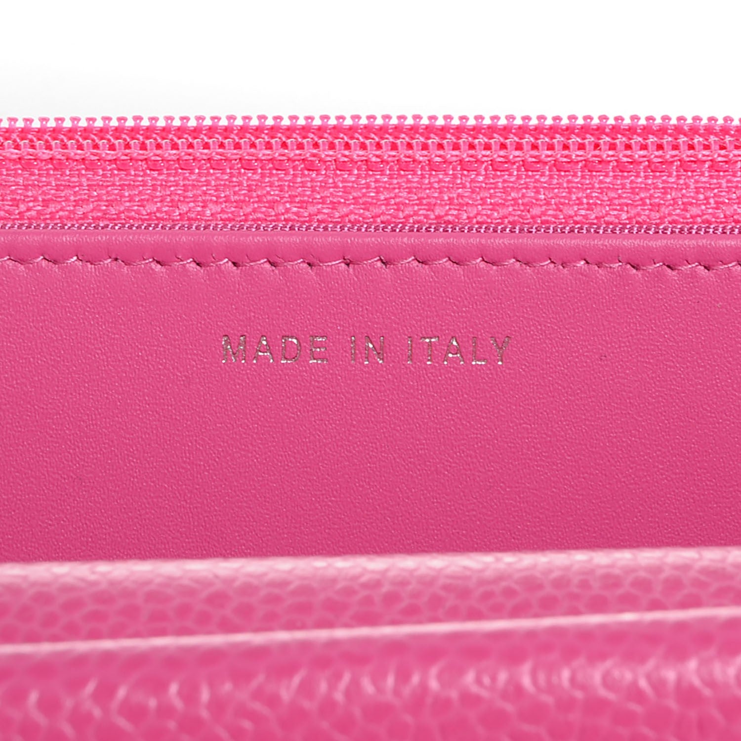 Chanel Caviar Quilted Wallet On Chain WOC Dark Pink 8 of 9