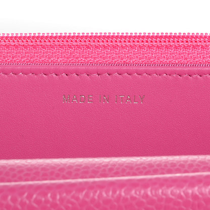 Chanel Caviar Quilted Wallet On Chain WOC Dark Pink 8 of 9