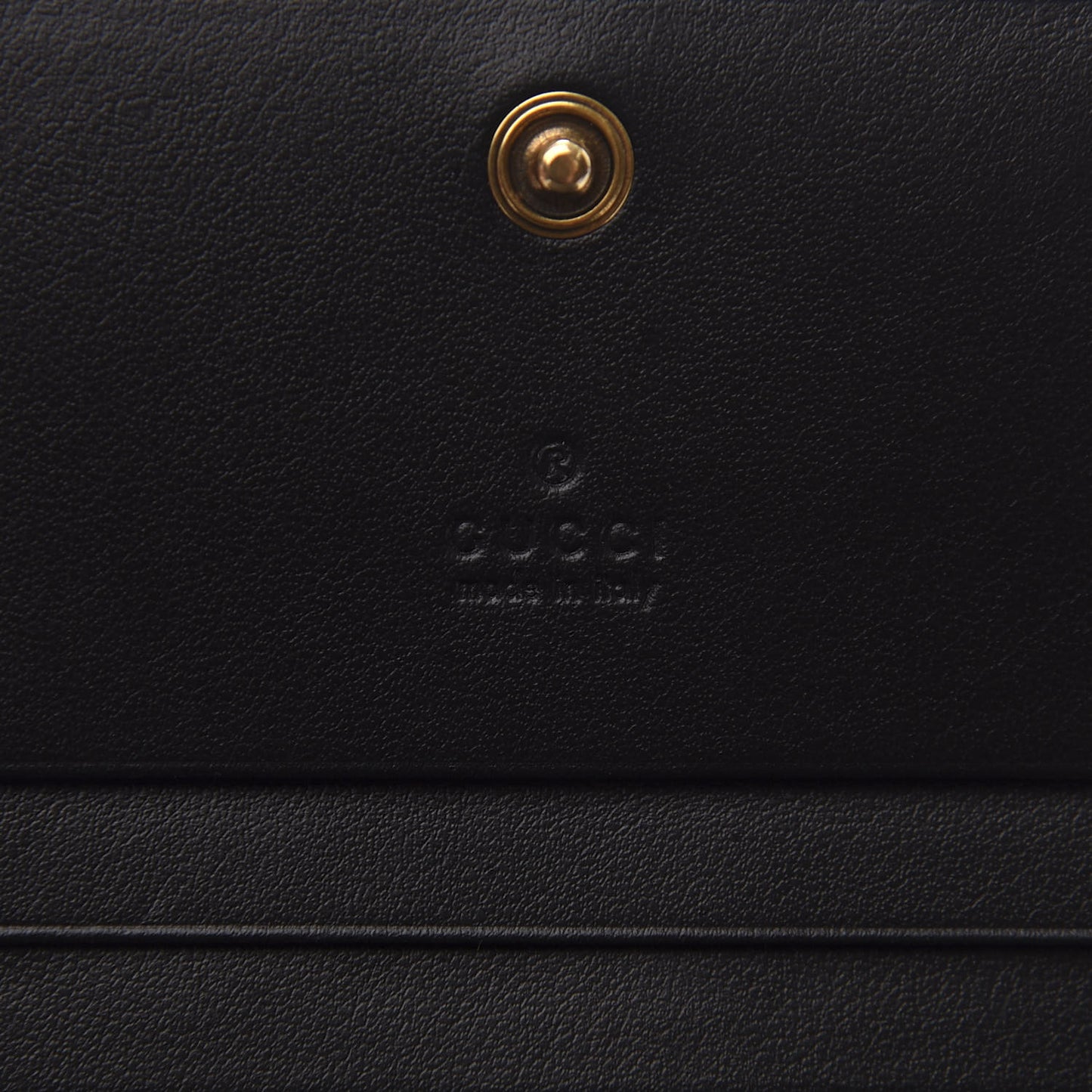 Calfskin Matelasse GG Marmont Card Case Wallet Black