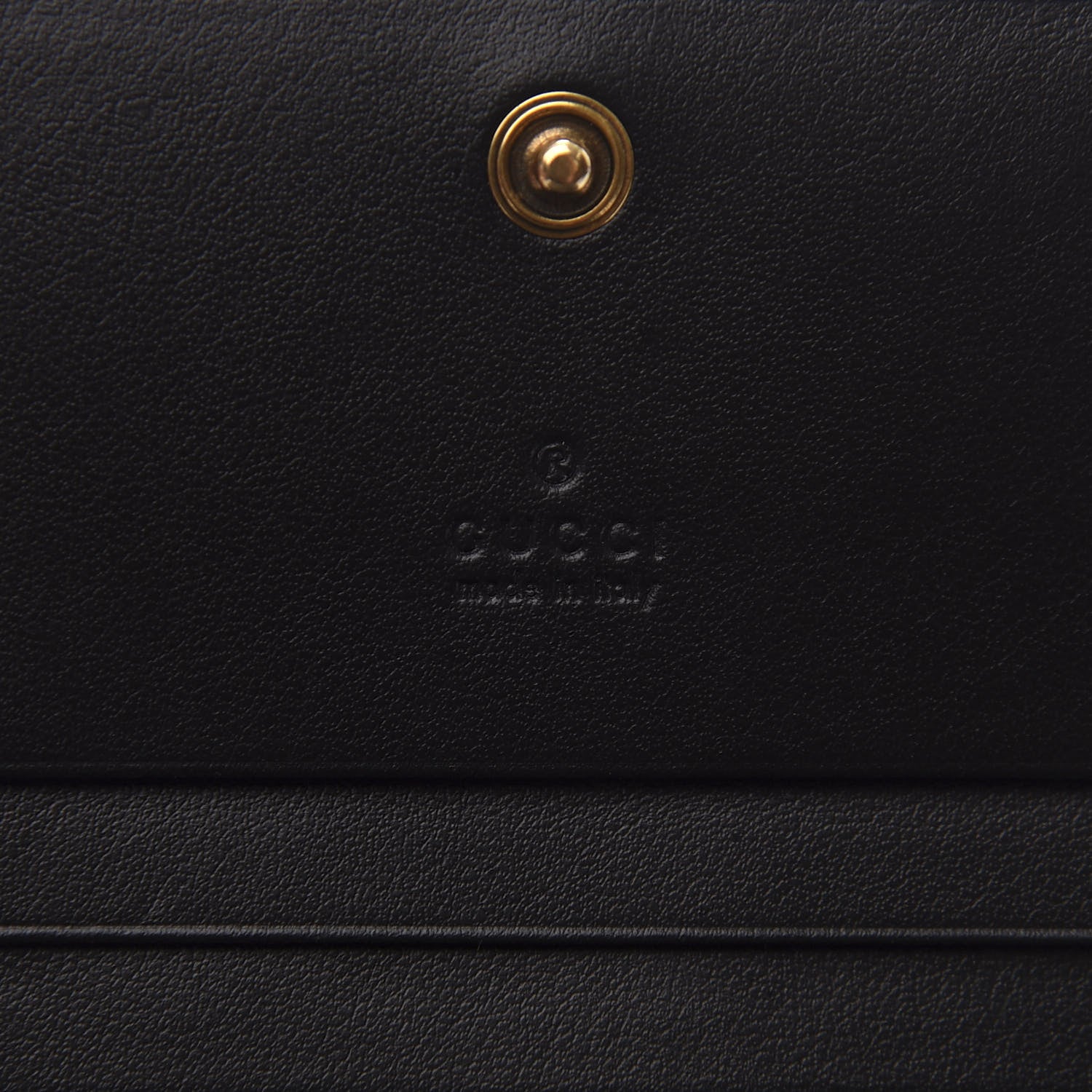 Gucci Calfskin Matelasse GG Marmont Card Case Wallet Black 5 of 8