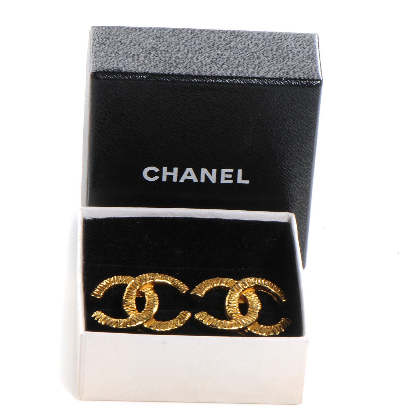 CC Clip On Earrings Gold