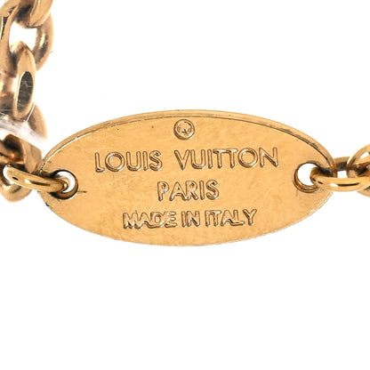 Louis Vuitton Monogram Charms Necklace Gold 5 of 6