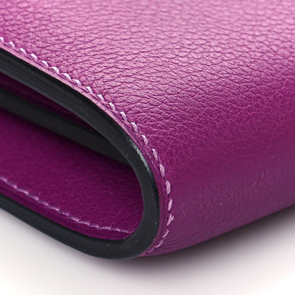 Hermes Evercolor Constance Long Wallet Anemone 8 of 10