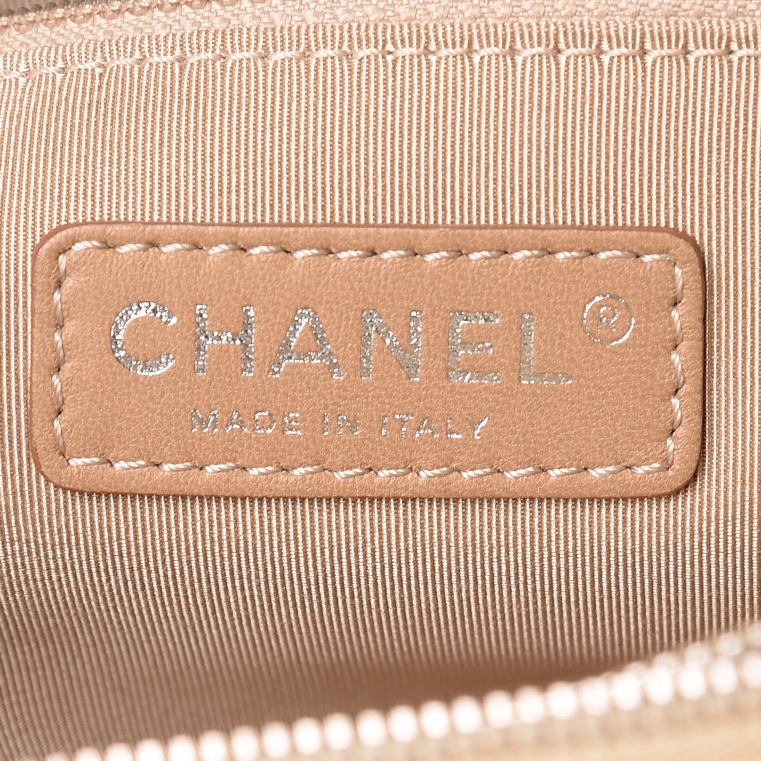 Chanel Caviar Caviar Quilted CC Tote Beige 8 of 19