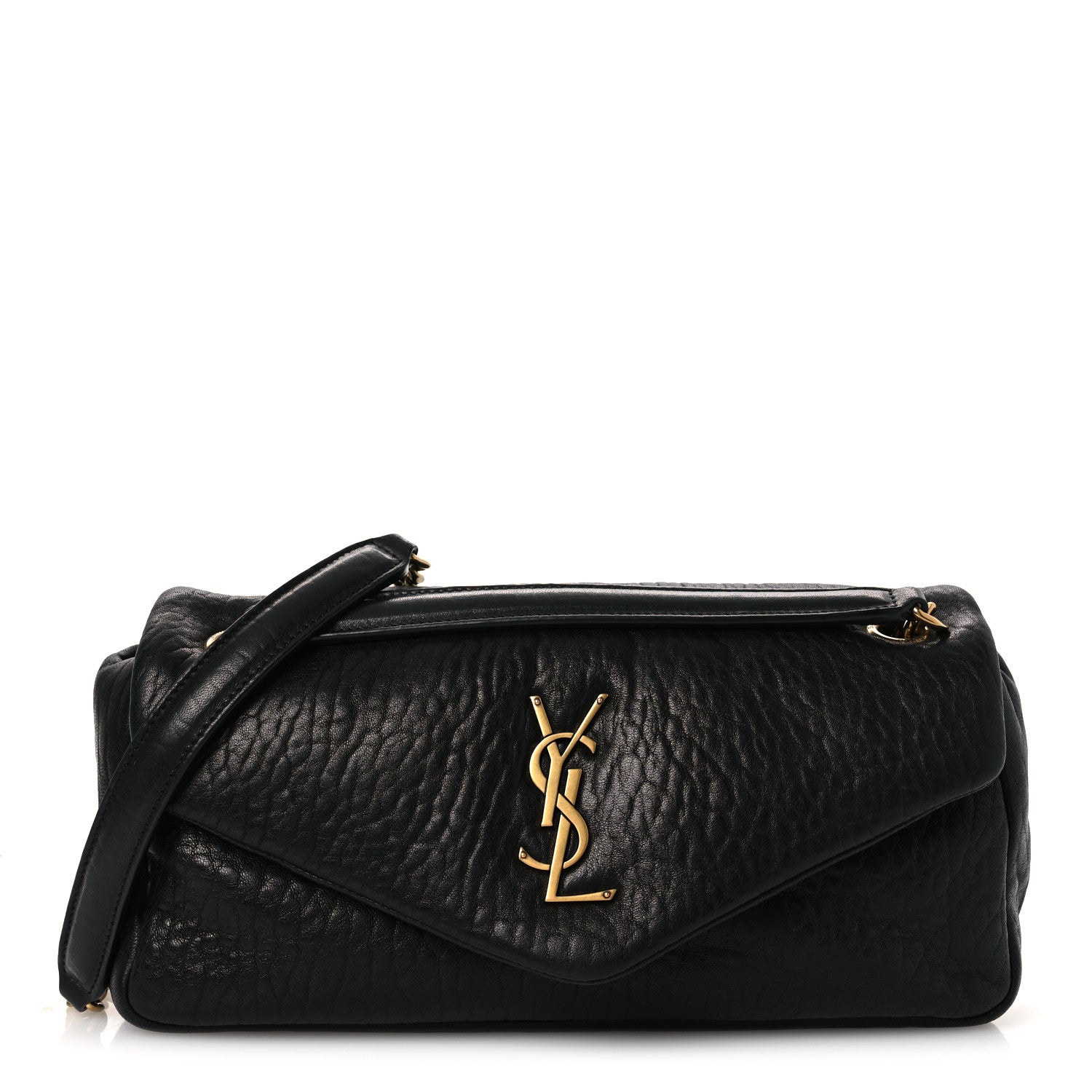 Saint Laurent Plunged Lambskin Calypso Black 1 of 10