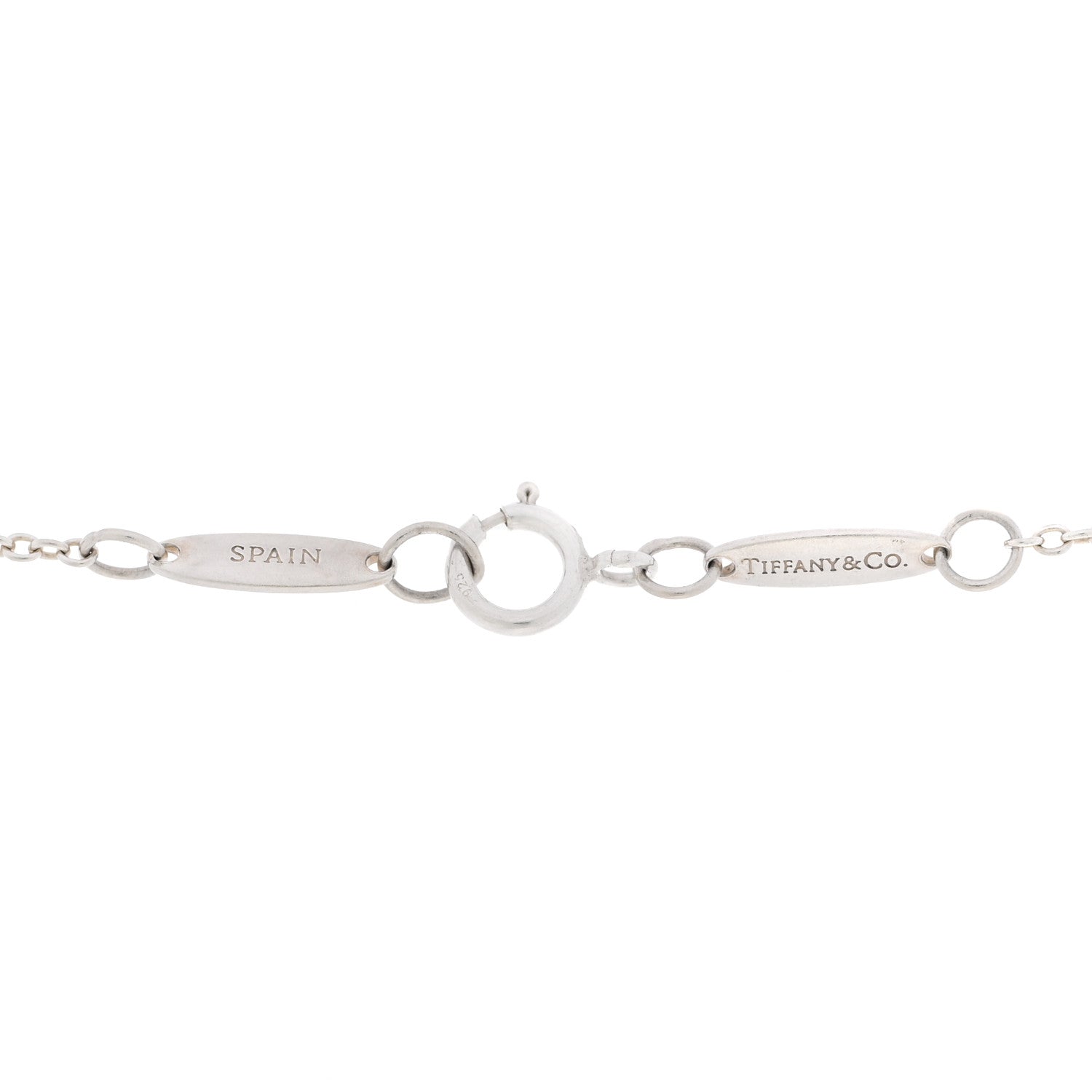 Tiffany Sterling Silver 17mm Elsa Peretti Eternal Circle Pendant Necklace 4 of 5