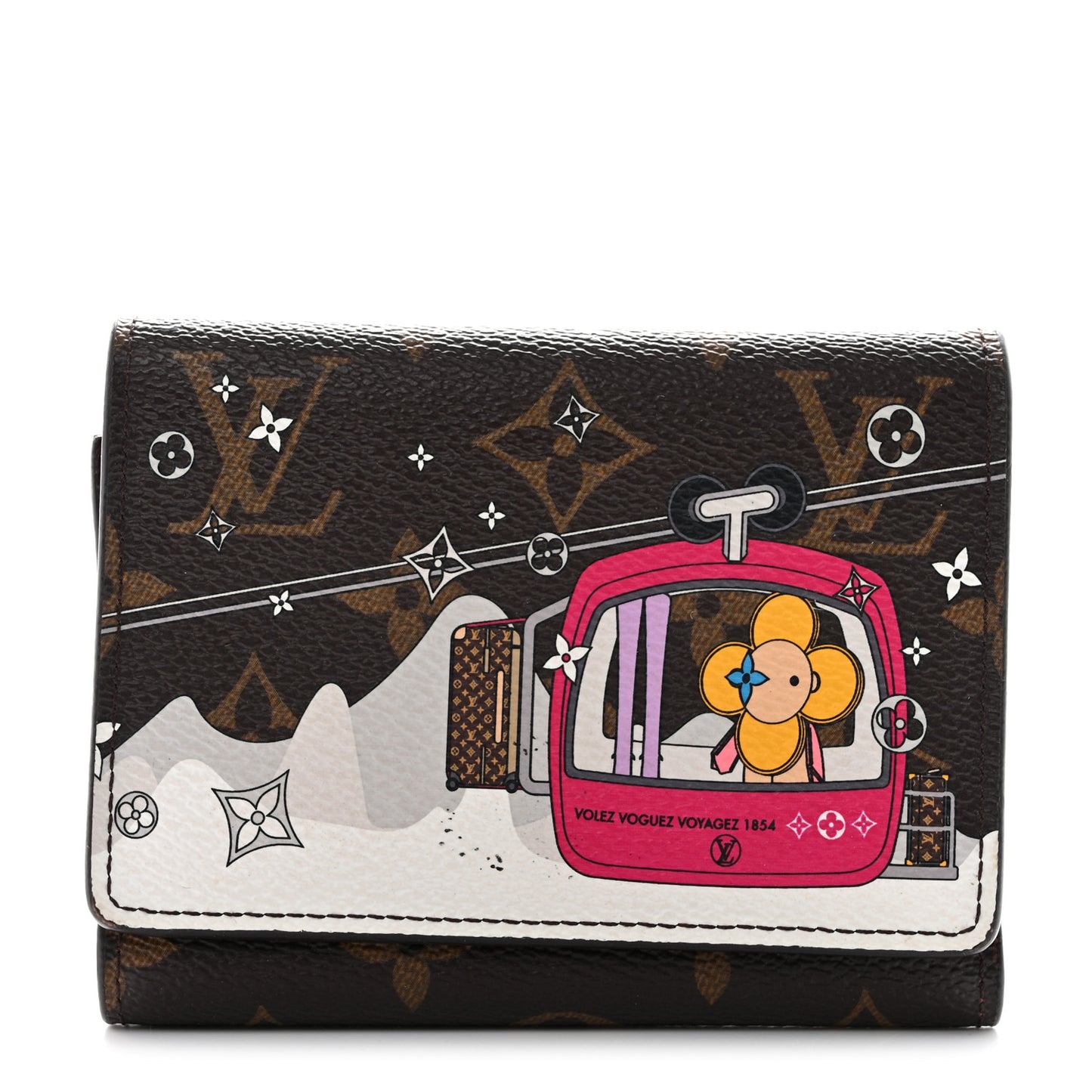 Monogram 2019 Christmas Animation Victorine Wallet Fuchsia