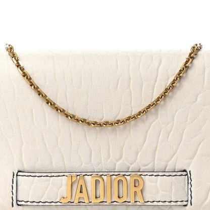 Christian Dior Canyon Grained Lambskin Mini J'Adior Chain Flap Bag White 12 of 12