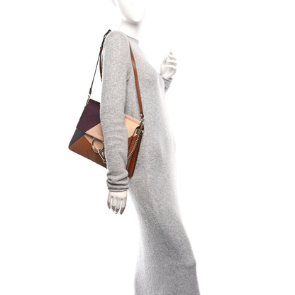 Chloe Smooth Calfskin Patchwork Medium Faye Shoulder Bag Light Tan 2 of 9