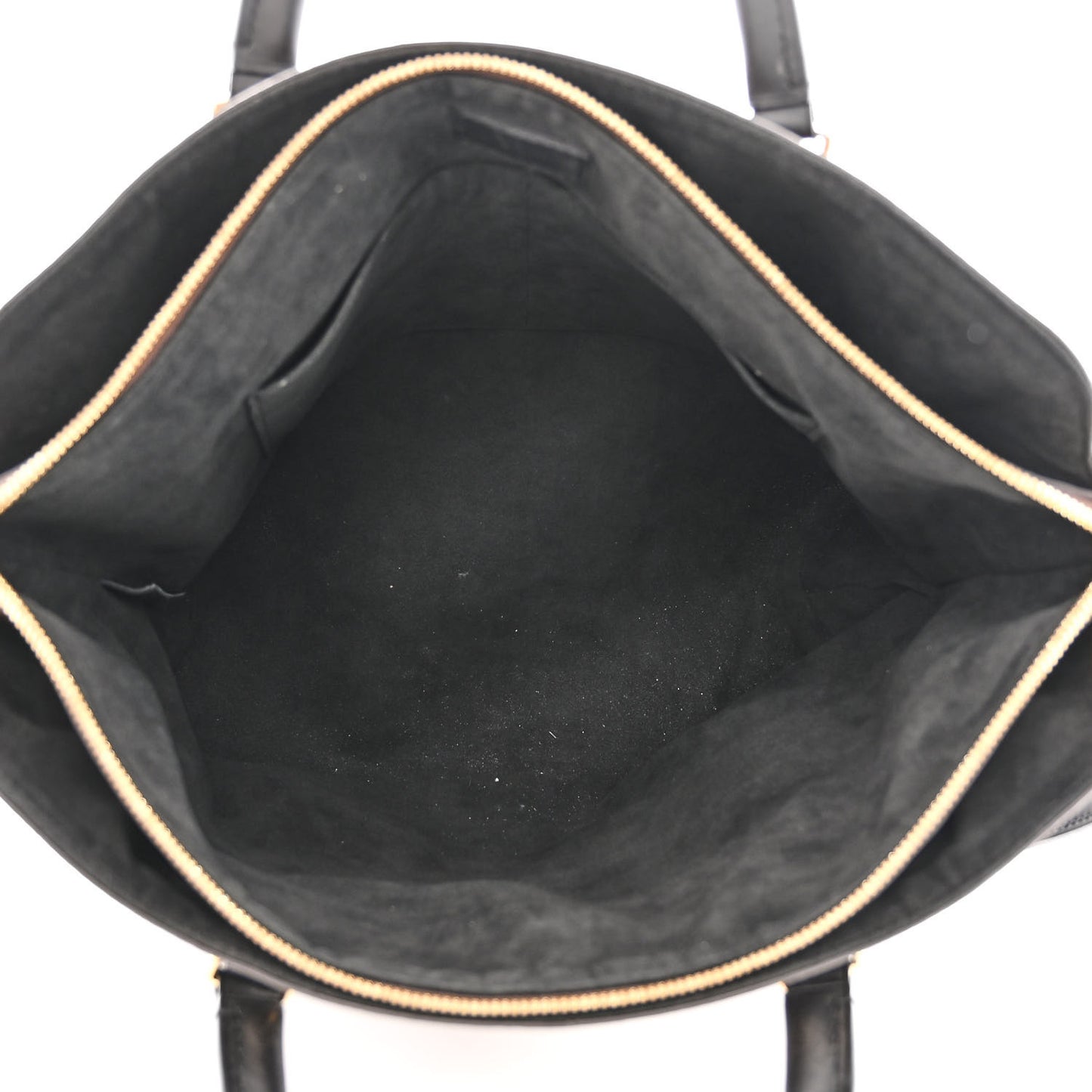 Monogram Flower Zipped Tote MM Black