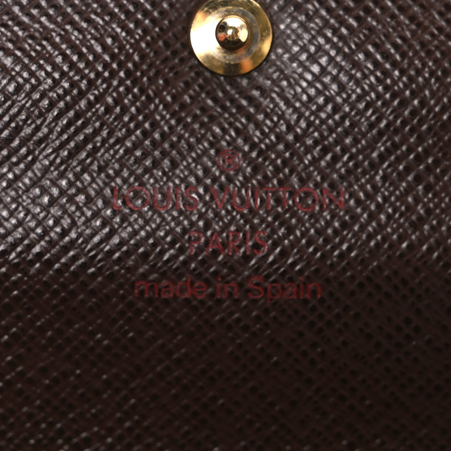 Damier Ebene Sarah Wallet