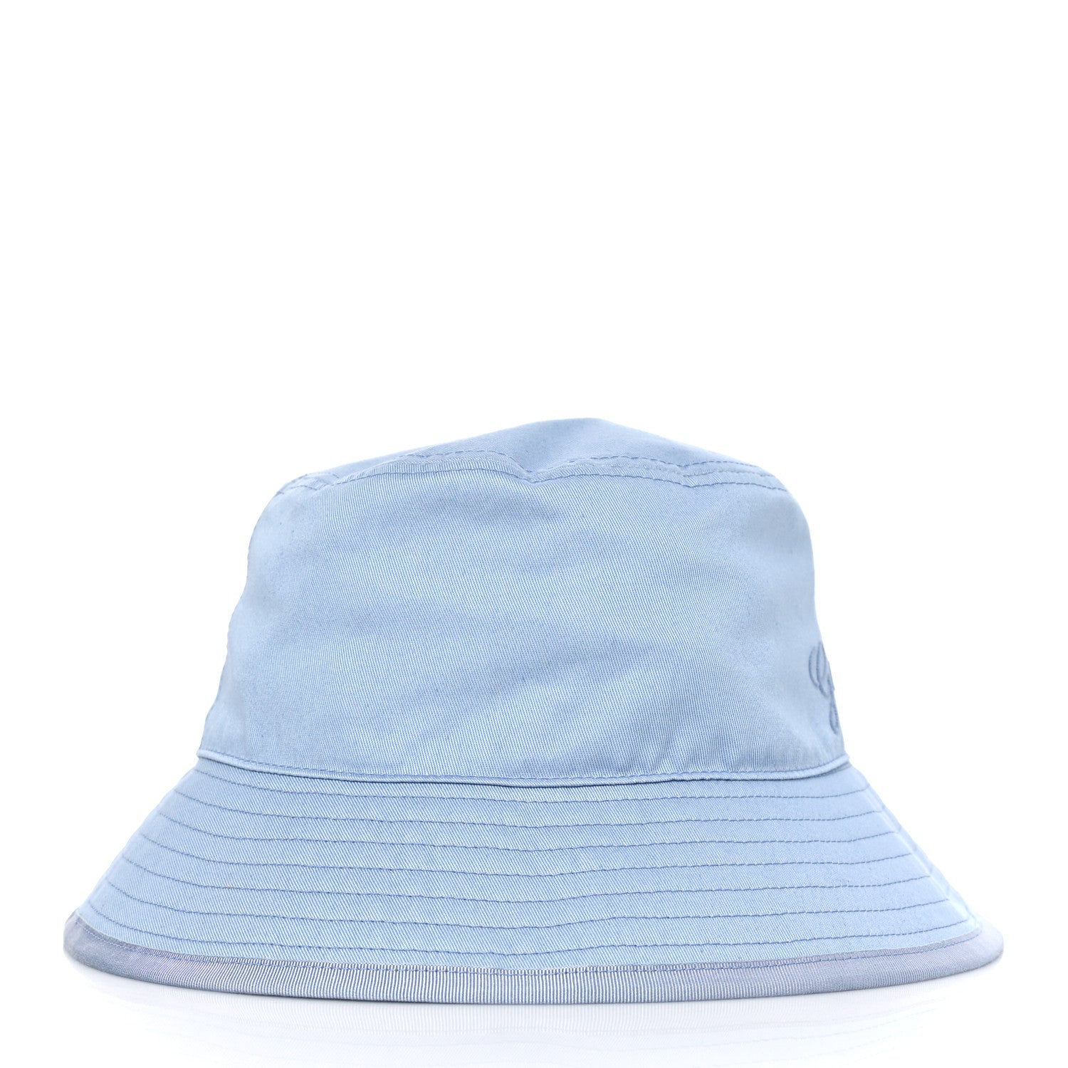 Gucci Cotton Logo Cabris Bucket Hat L Porcelain Light Blue 5 of 8