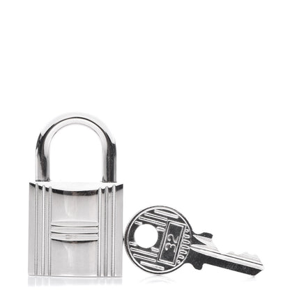 Hermes Palladium Cadena Lock and Key Set 1 of 3