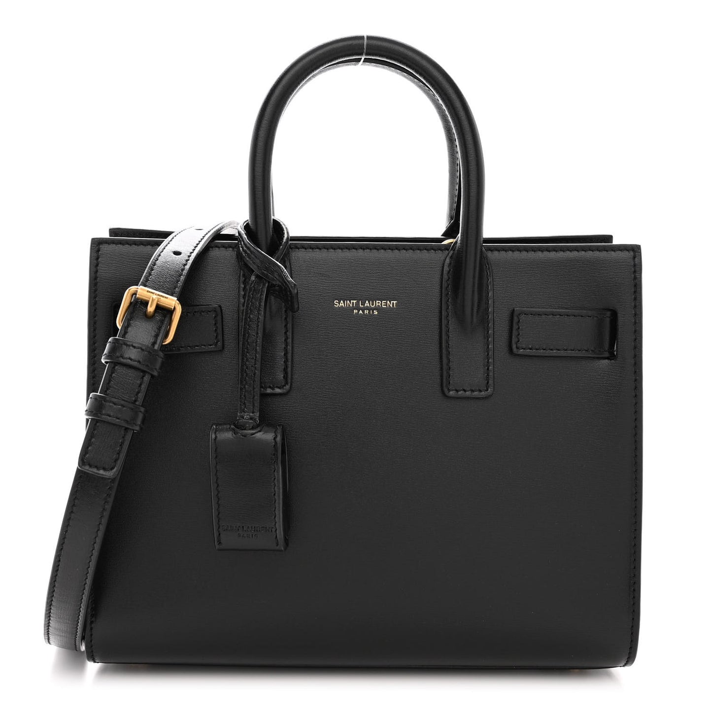 Calfskin Nano Sac De Jour Black