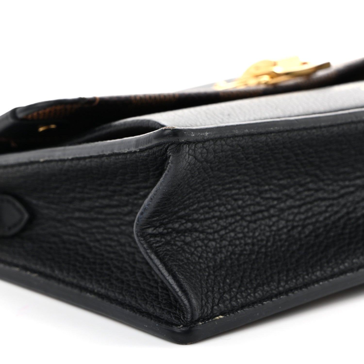 Louis Vuitton Damier Ebene Vavin Chain Wallet Black 8 of 17
