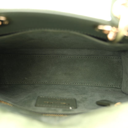 Christian Dior Lambskin Cannage Small My ABCDior Lady Dior Peyote Green 5 of 12