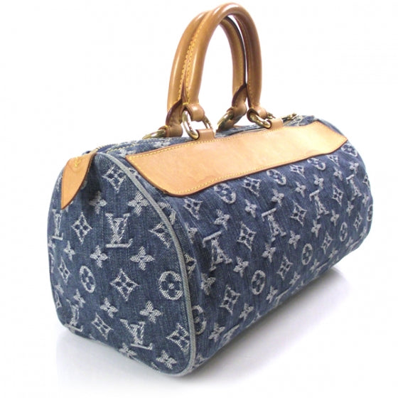 Monogram Denim Neo Speedy Blue