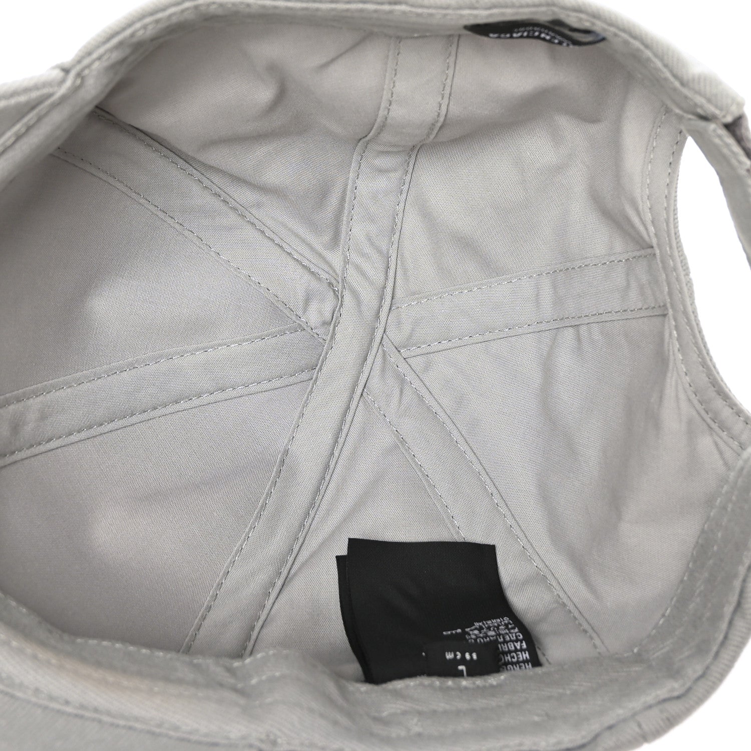Balenciaga Cotton Drill Logo Classic Baseball Hat 59 L Lead Black 6 of 8