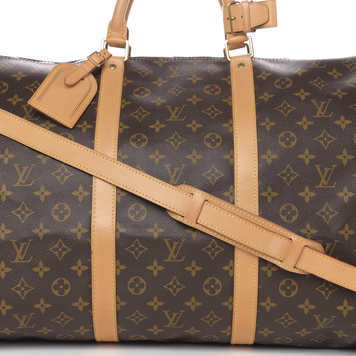 Louis Vuitton Monogram Keepall Bandouliere 60 12 of 12