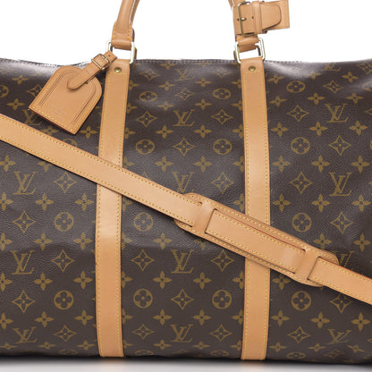 Louis Vuitton Monogram Keepall Bandouliere 60 12 of 12