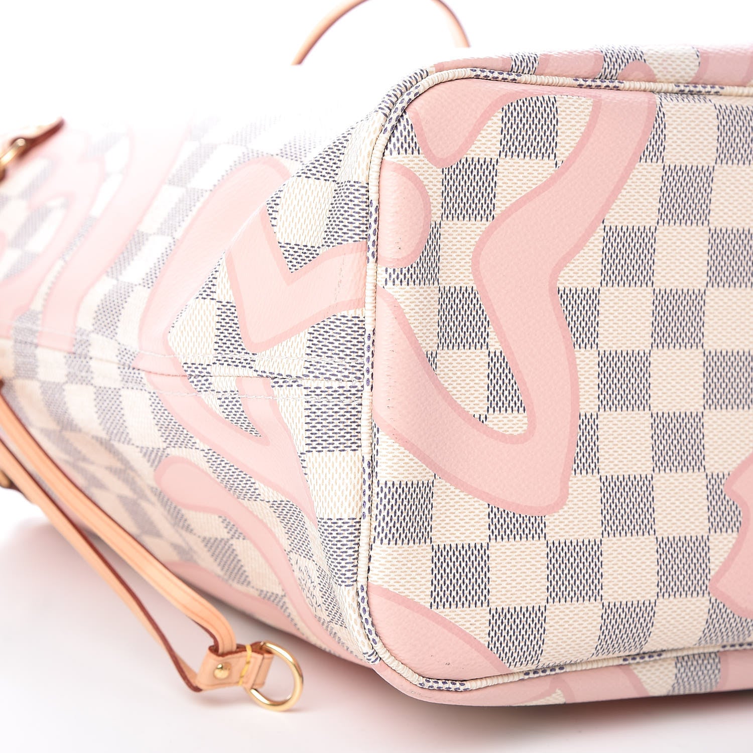 Louis Vuitton Damier Azur Tahitienne Neverfull MM 8 of 9