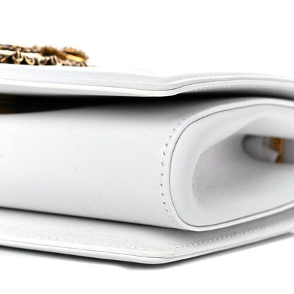 Dolce & Gabbana Calfskin Medium Devotion Crossbody Bag White 8 of 10