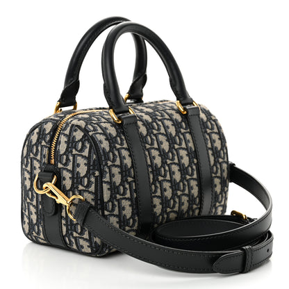 Christian Dior Oblique Groove 20 Bag Blue 3 of 10