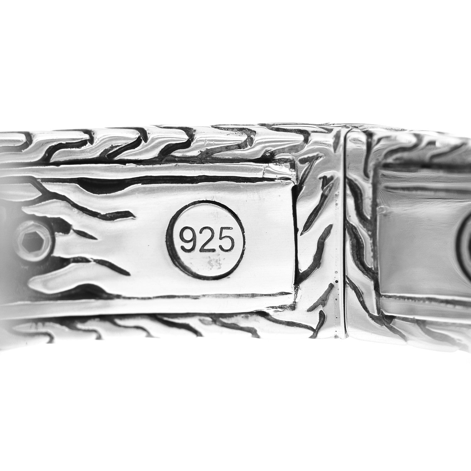 John Hardy Sterling Silver 18K Yellow Gold Naga Dragon Kick Cuff Bracelet 6 of 6
