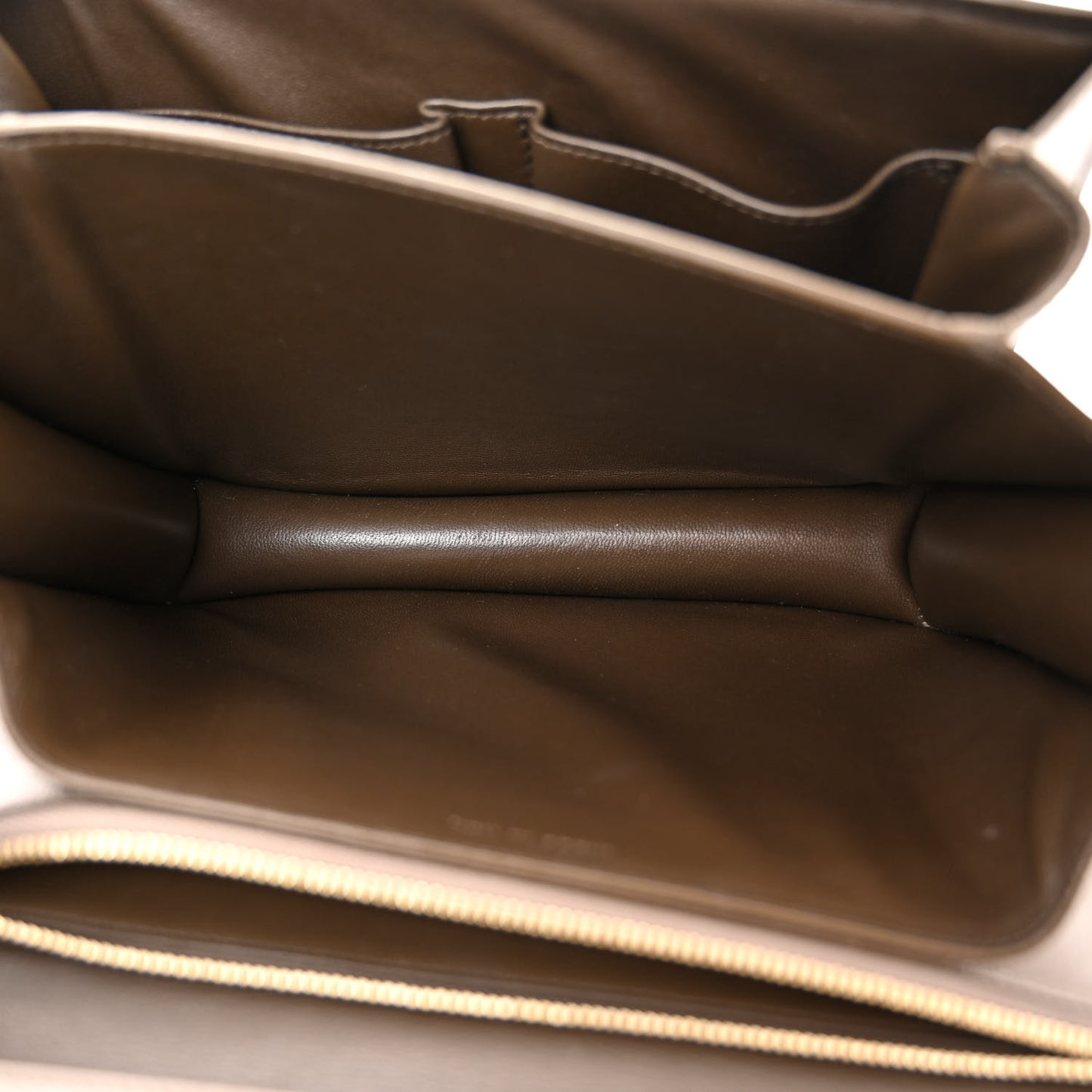 Liege Calfskin Medium Classic Box Flap Bag Souris