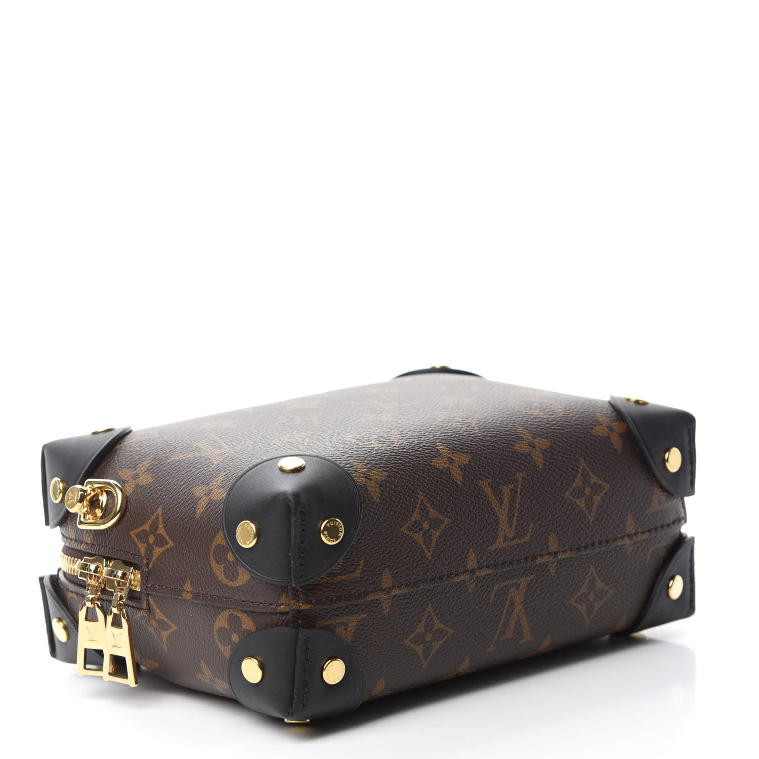 Louis Vuitton Monogram Petite Malle Souple Black 4 of 13