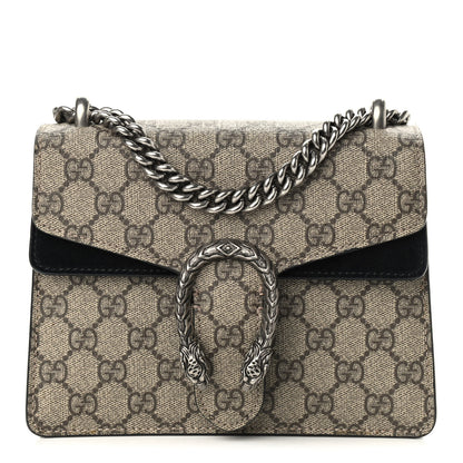 Gucci GG Supreme Monogram Mini Dionysus Shoulder Bag Black 1 of 10