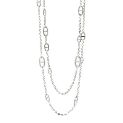 Hermes Sterling Silver Farandole Necklace 160 1 of 5