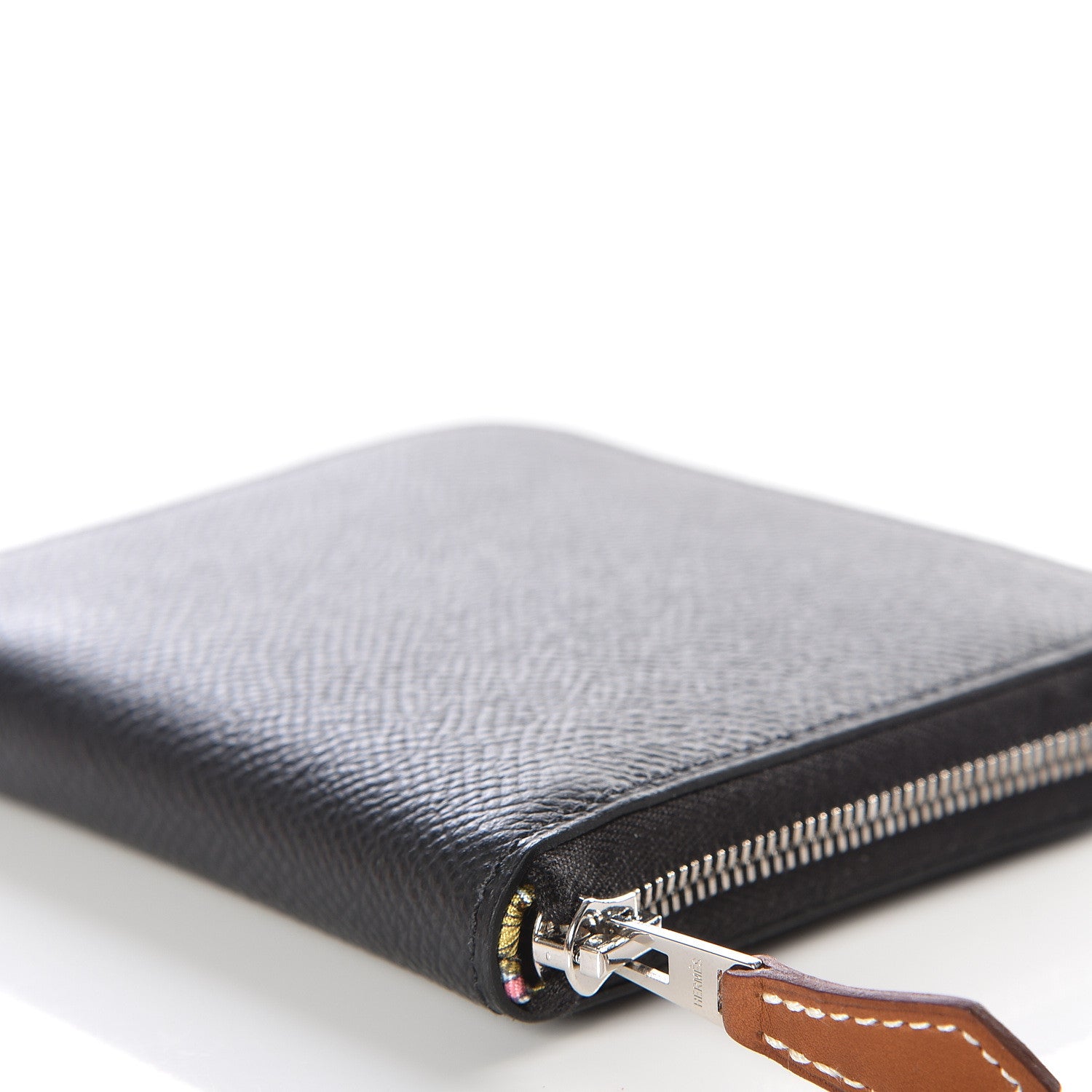 Hermes Epsom Silk'in Compact Wallet Black 6 of 8