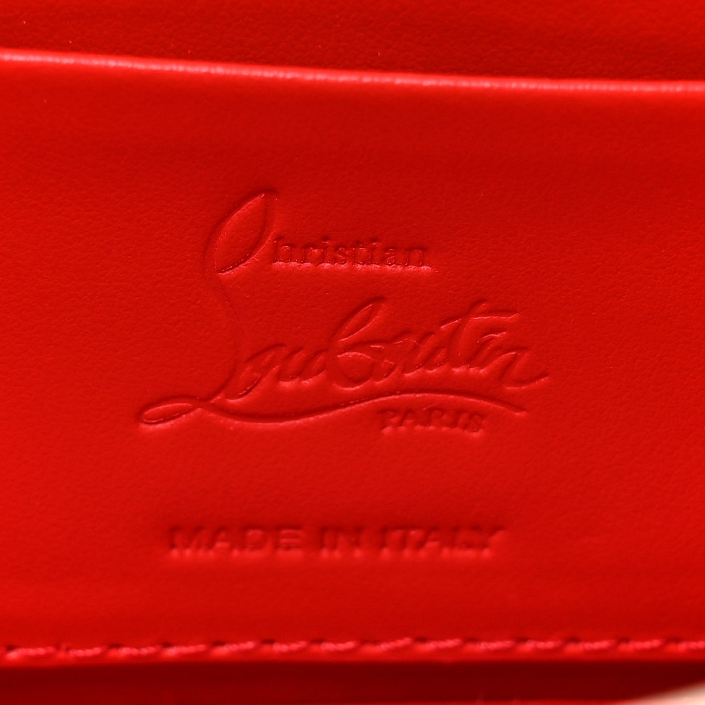 Patent Embossed Snakeskin Loubi54 Crossbody Clutch Pink