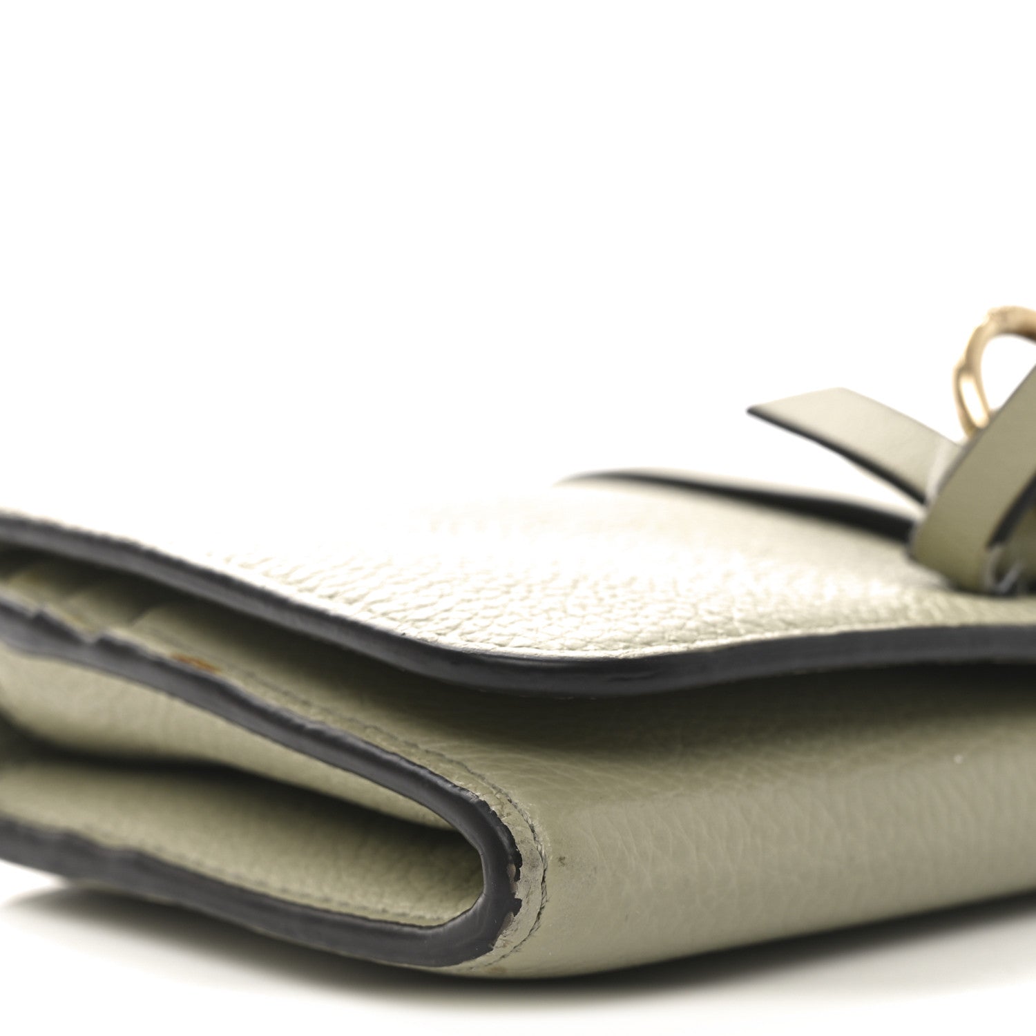 Chloe Calfskin Alphabet Long Wallet Sage 6 of 9