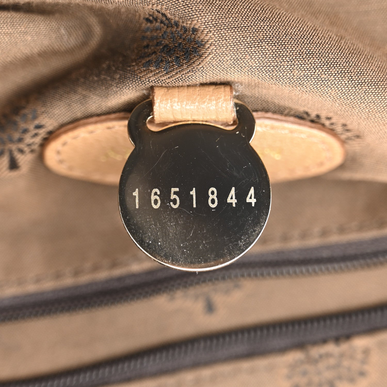 Mulberry Glossy Goatskin Medium Del Rey Satchel Fudge 7 of 16