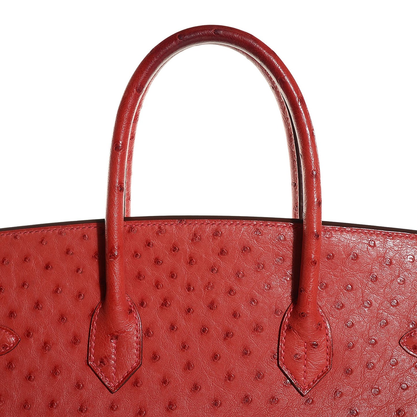 Ostrich Birkin 35 Rouge Vif