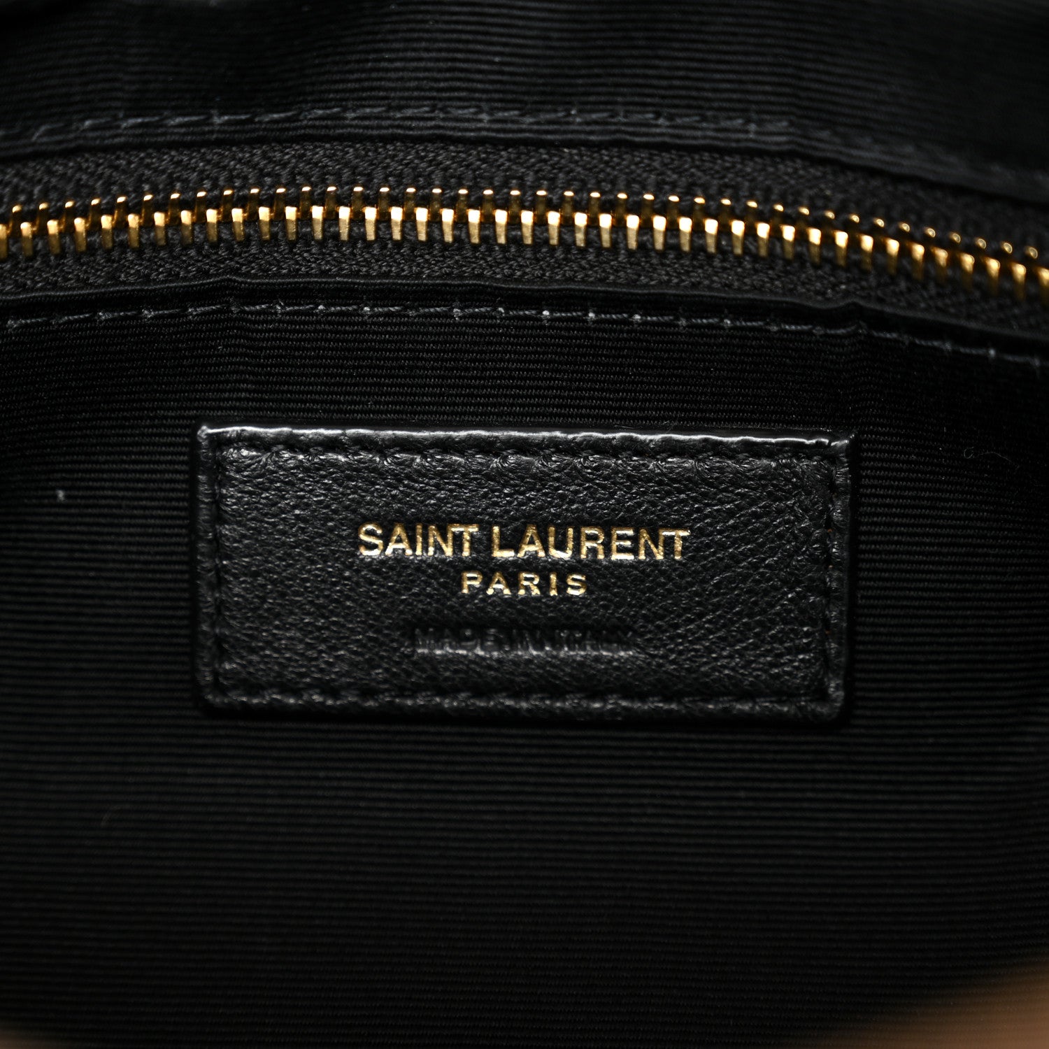 Saint Laurent Calfskin Y Quilted Monogram Medium Loulou Chain Satchel Dark Beige 6 of 11