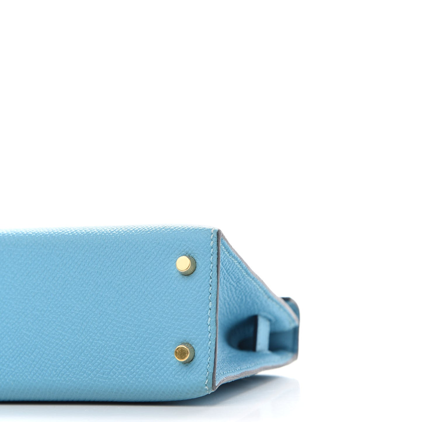 Epsom Mini Kelly Sellier 20 Bleu Du Nord