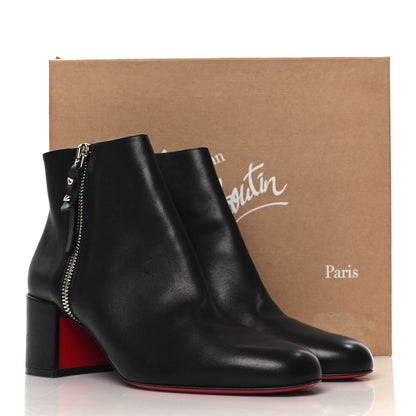 Christian Louboutin Calfskin Ziptotal 55 Ankle Boots 41.5 Black 9 of 9