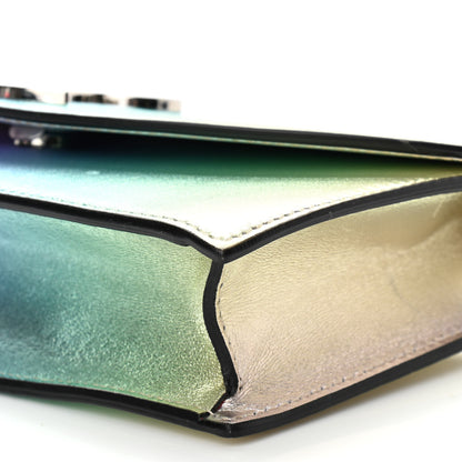 Christian Louboutin Iridescent Calfskin Loubi54 Crossbody Clutch Silver 9 of 11