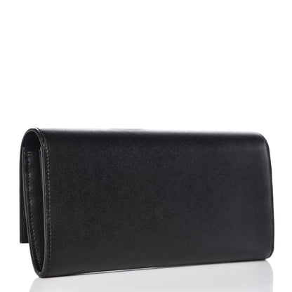 Givenchy Calfskin Star Pandora Continental Wallet Black Silver 3 of 7