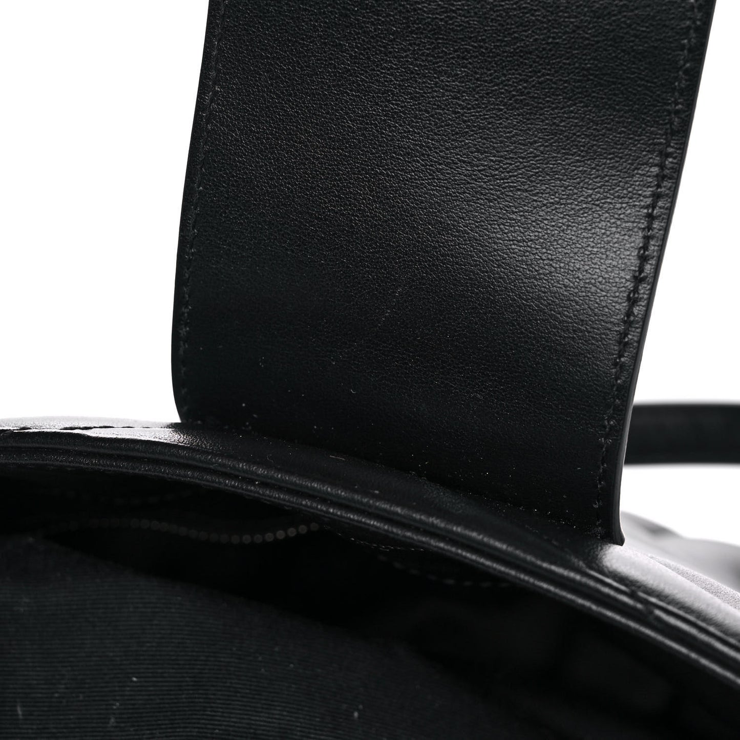 Calfskin Y Quilted Monogram Large Loulou Shopper Black