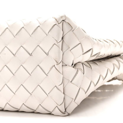 Bottega Veneta Nappa Intrecciato Small Andiamo Shoulder Bag White 9 of 9