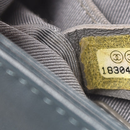 Chanel Velvet Quilted Mini Boy Flap Turquoise 9 of 10