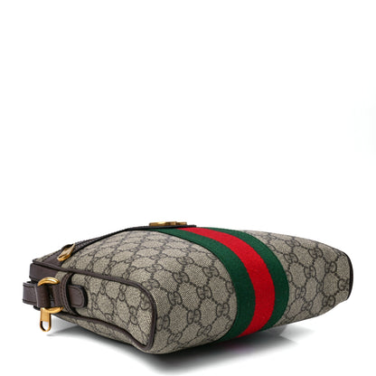 Gucci GG Supreme Monogram Web Small Ophidia Messenger Bag Brown 4 of 11