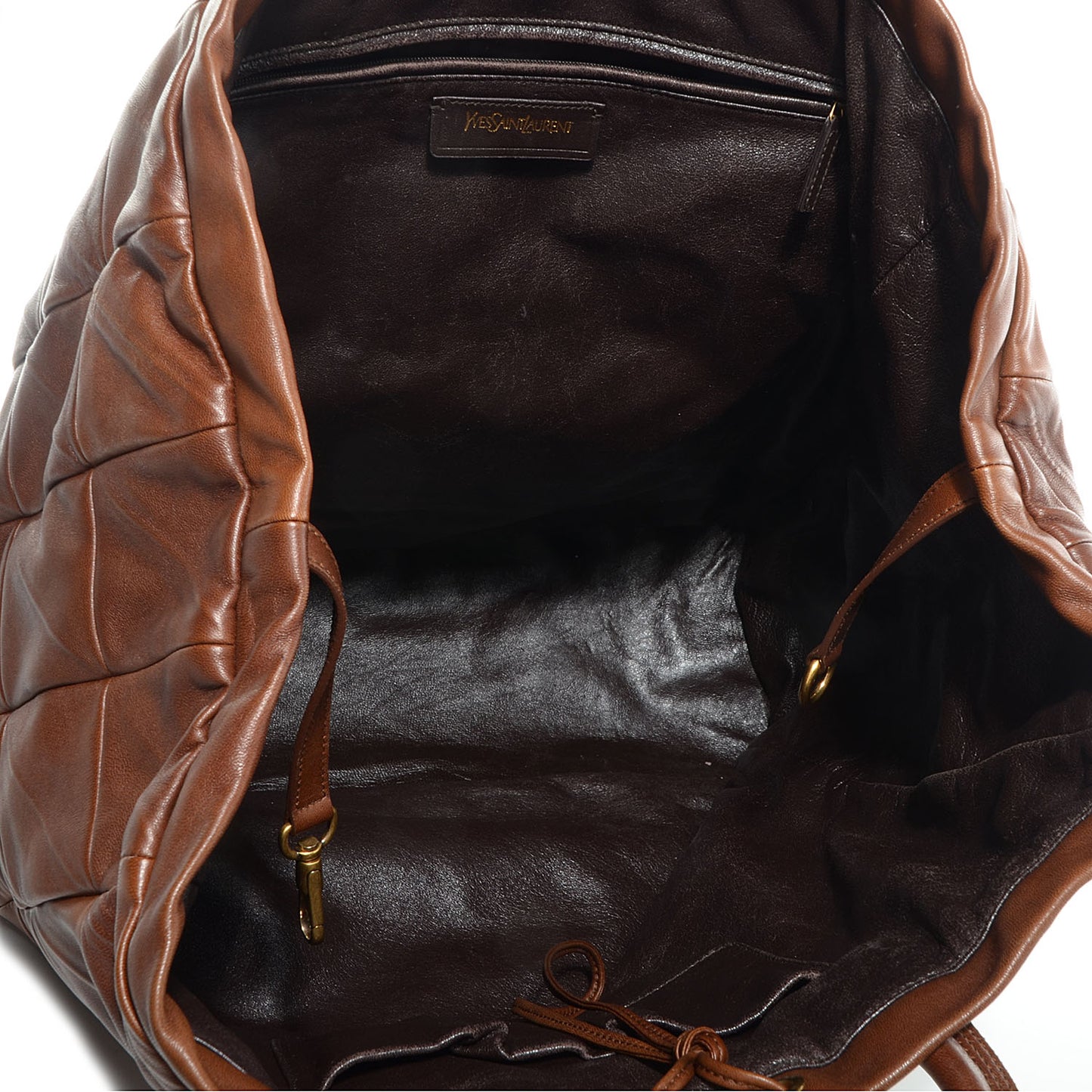 Agneau Sac New Rive Gauche Tote Brown