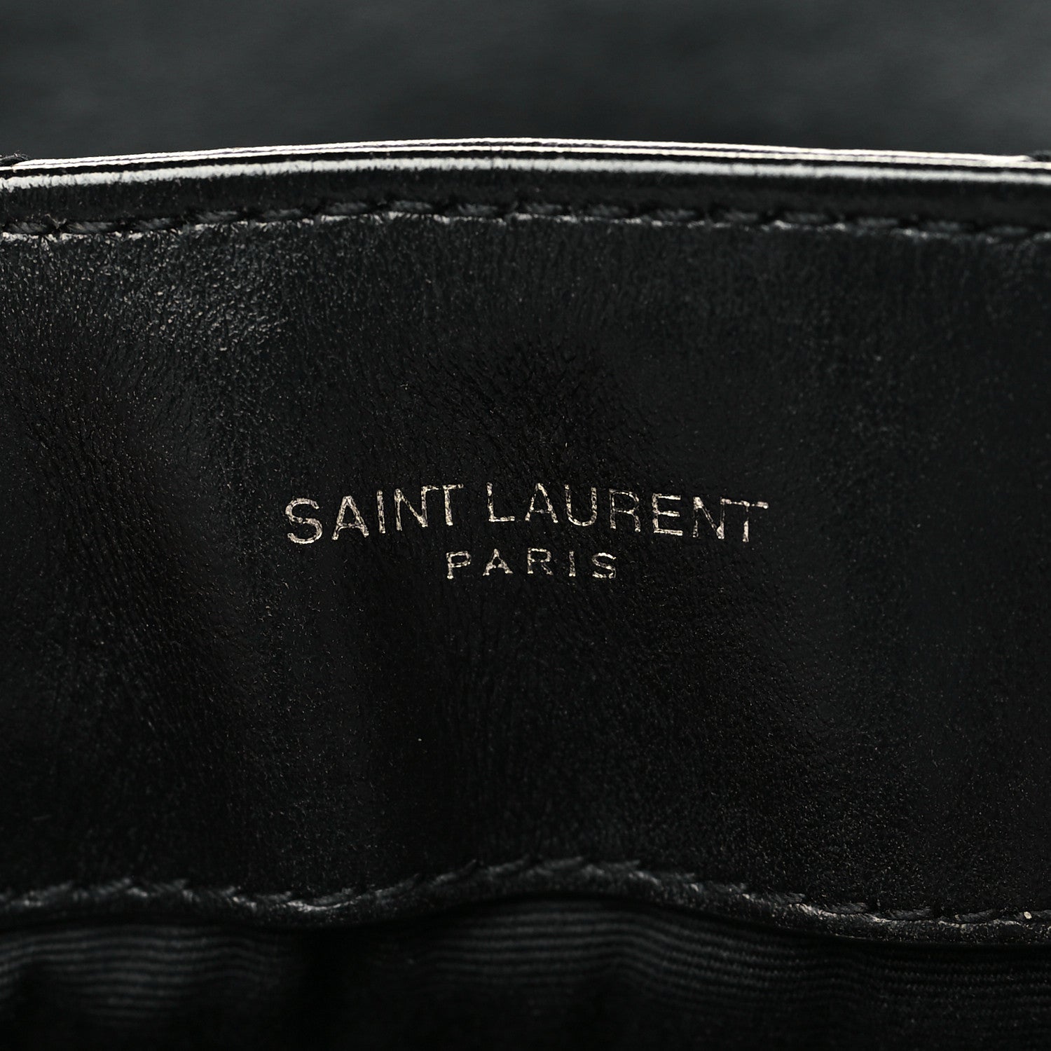 Saint Laurent Calfskin Y Quilted Monogram Medium Loulou Chain Satchel Black 6 of 9