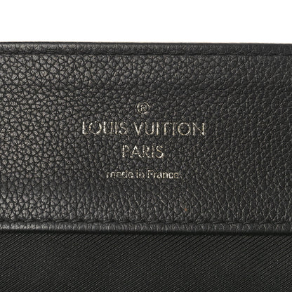 Louis Vuitton Calfskin Lockme MM Black 6 of 13